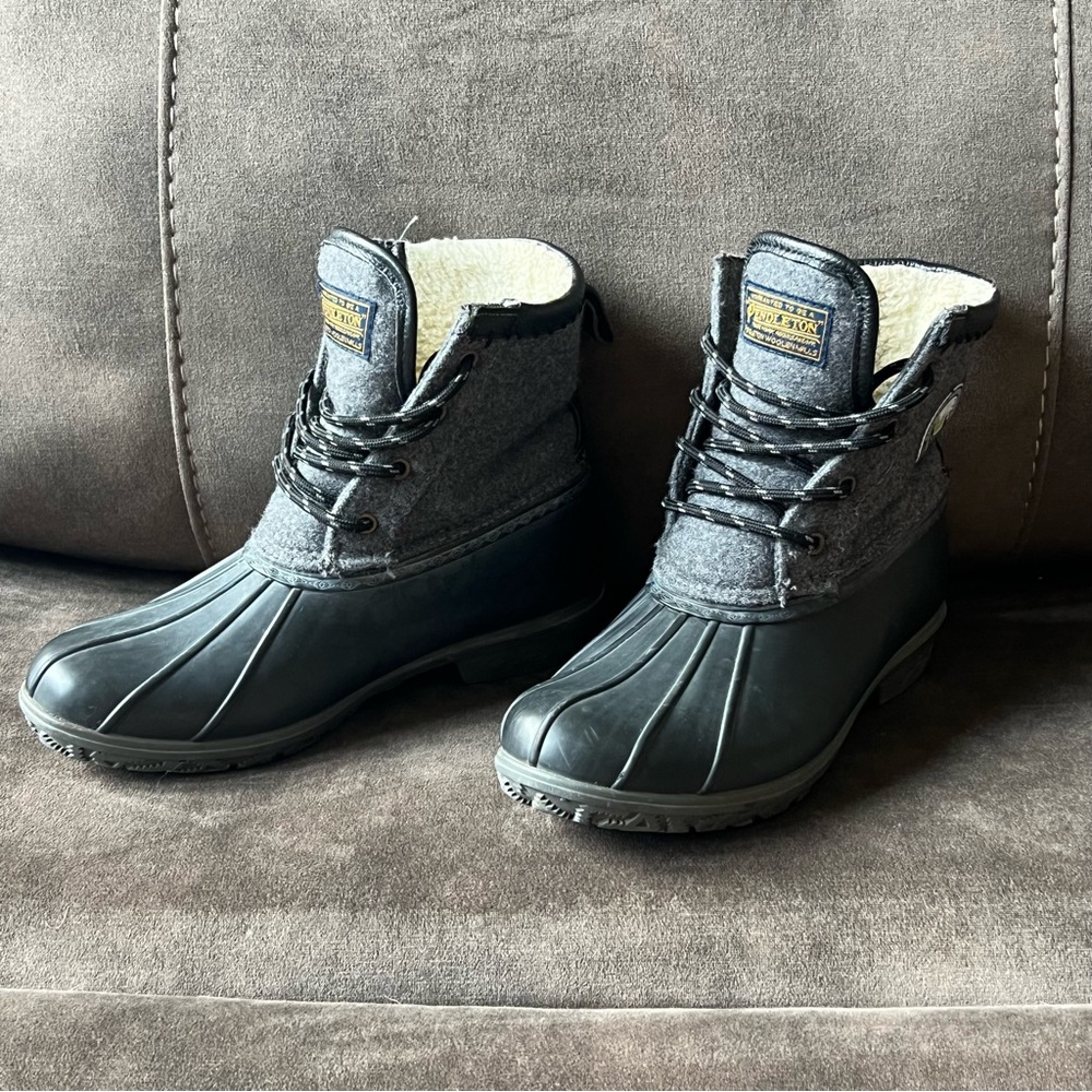 Pendleton Woolen Mills Olympic National Park Duck Boots Women's 7 Winter